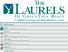 Tablet Screenshot of laurelsofgreentreeridge.com